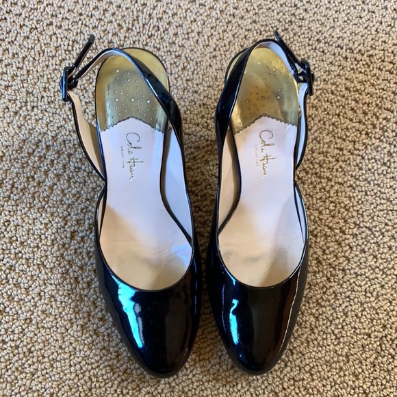 Round toe black patent heel - Picture 4 of 8